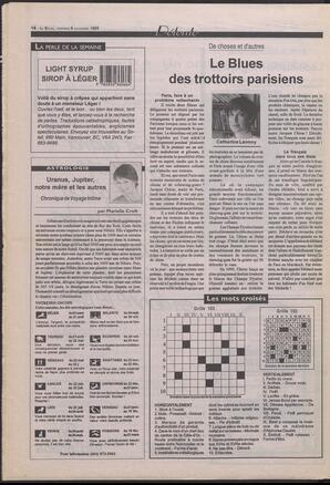 Le Soleil de Colombie-Britannique, November 5, 1993, page 14