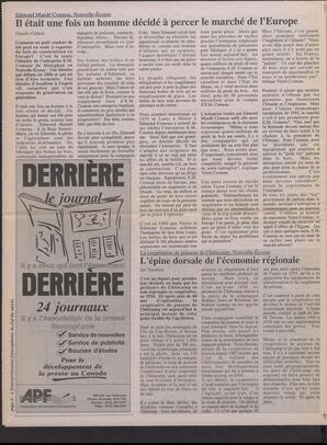 Le Soleil de Colombie-Britannique, October 22, 1993, page 24