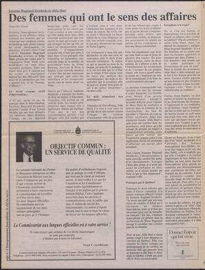 Le Soleil de Colombie-Britannique, October 22, 1993, page 22