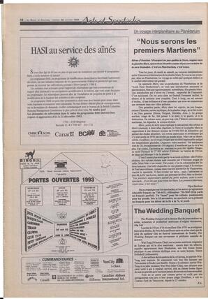 Le Soleil de Colombie-Britannique, October 22, 1993, page 12