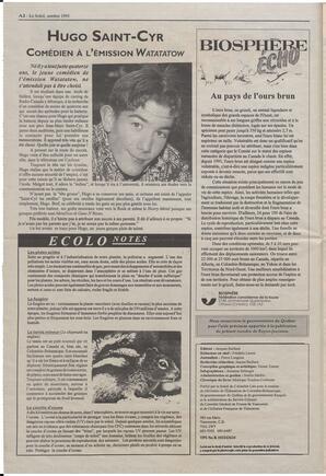 Le Soleil de Colombie-Britannique, October 8, 1993, page 18