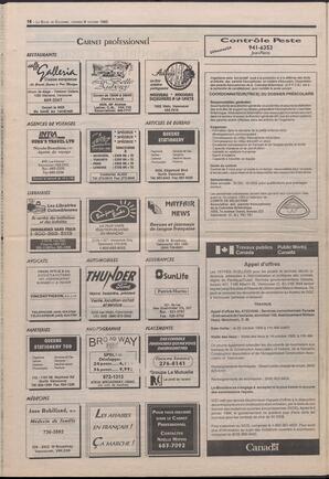 Le Soleil de Colombie-Britannique, October 8, 1993, page 16