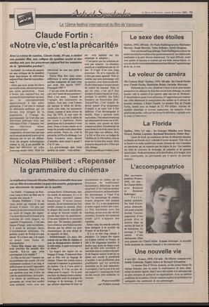 Le Soleil de Colombie-Britannique, October 8, 1993, page 13