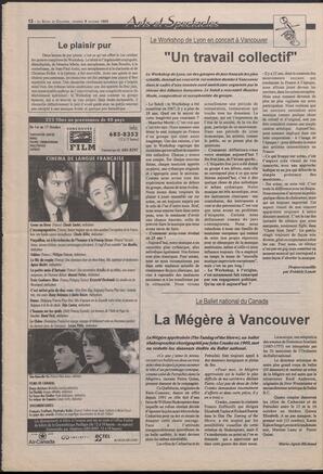Le Soleil de Colombie-Britannique, October 8, 1993, page 12