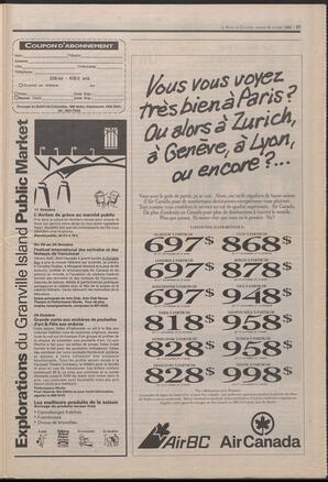 Le Soleil de Colombie-Britannique, October 8, 1993, page 11