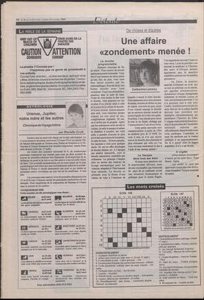 Le Soleil de Colombie-Britannique, October 1, 1993, page 18