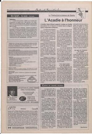 Le Soleil de Colombie-Britannique, October 1, 1993, page 14