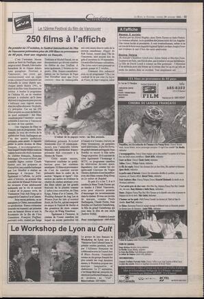 Le Soleil de Colombie-Britannique, September 24, 1993, page 13