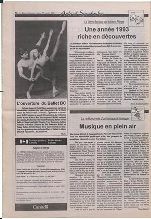 Le Soleil de Colombie-Britannique, September 17, 1993, page 12