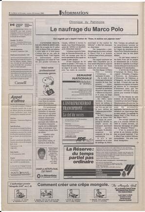 Le Soleil de Colombie-Britannique, September 10, 1993, page 4