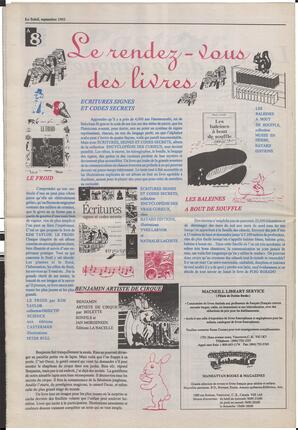 Le Soleil de Colombie-Britannique, September 10, 1993, page 20