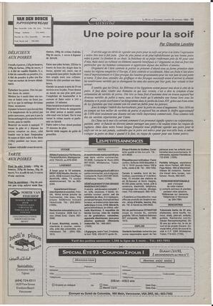 Le Soleil de Colombie-Britannique, September 10, 1993, page 11