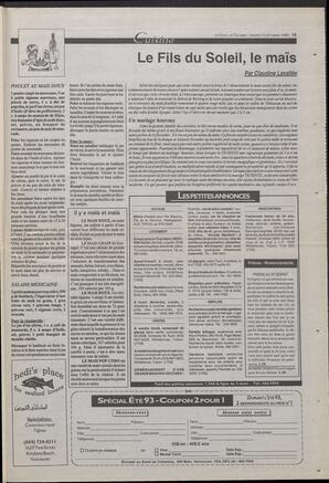 Le Soleil de Colombie-Britannique, September 3, 1993, page 15