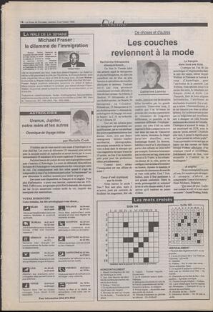 Le Soleil de Colombie-Britannique, September 3, 1993, page 14