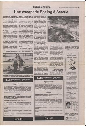Le Soleil de Colombie-Britannique, August 27, 1993, page 5
