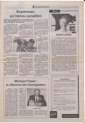 Le Soleil de Colombie-Britannique, August 20, 1993, page 3
