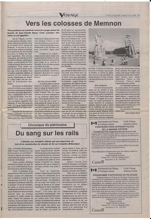 Le Soleil de Colombie-Britannique, August 6, 1993, page 9