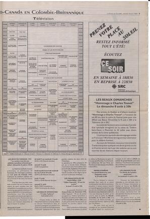 Le Soleil de Colombie-Britannique, August 6, 1993, page 7