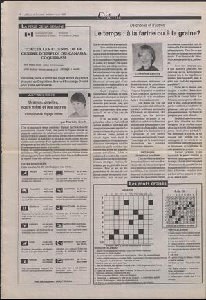 Le Soleil de Colombie-Britannique, August 6, 1993, page 12