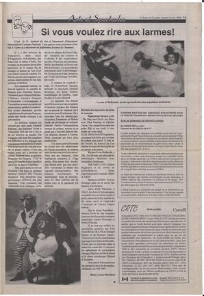 Le Soleil de Colombie-Britannique, August 6, 1993, page 11