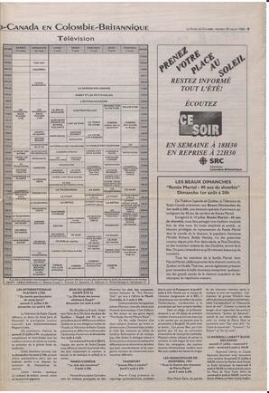 Le Soleil de Colombie-Britannique, July 30, 1993, page 9