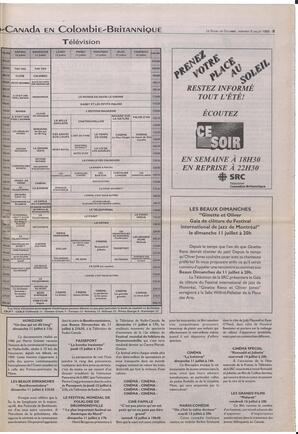 Le Soleil de Colombie-Britannique, July 9, 1993, page 9