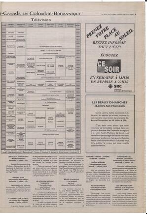 Le Soleil de Colombie-Britannique, July 6, 1993, page 9