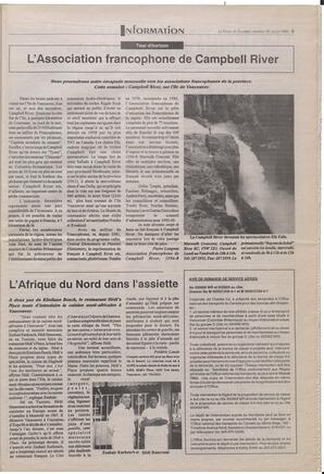 Le Soleil de Colombie-Britannique, July 6, 1993, page 5