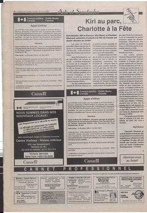 Le Soleil de Colombie-Britannique, July 6, 1993, page 12