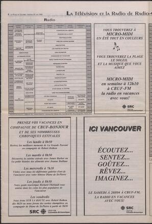 Le Soleil de Colombie-Britannique, June 25, 1993, page 8