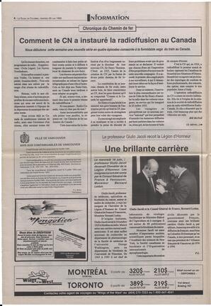 Le Soleil de Colombie-Britannique, June 25, 1993, page 4