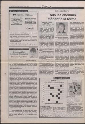 Le Soleil de Colombie-Britannique, June 25, 1993, page 14