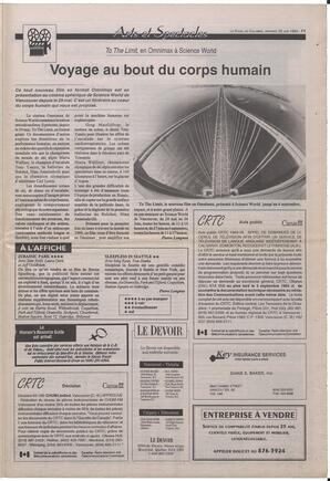 Le Soleil de Colombie-Britannique, June 25, 1993, page 11