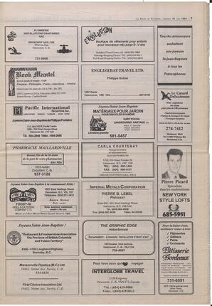 Le Soleil de Colombie-Britannique, June 18, 1993, page 7