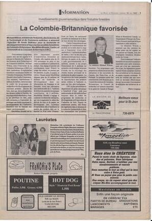 Le Soleil de Colombie-Britannique, June 18, 1993, page 3