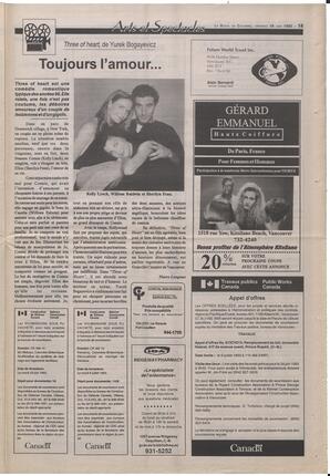 Le Soleil de Colombie-Britannique, June 18, 1993, page 15