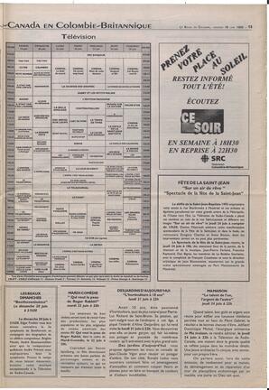 Le Soleil de Colombie-Britannique, June 18, 1993, page 13
