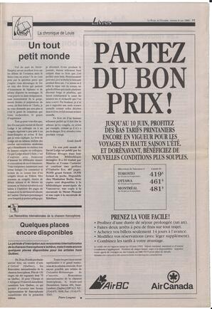 Le Soleil de Colombie-Britannique, June 4, 1993, page 7
