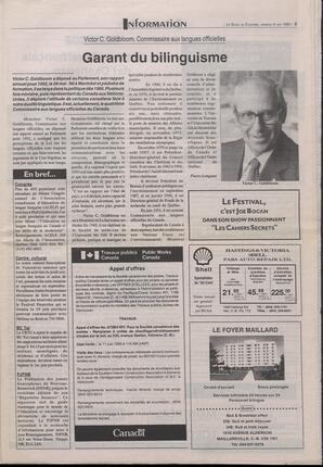 Le Soleil de Colombie-Britannique, June 4, 1993, page 3