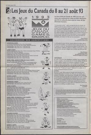 Le Soleil de Colombie-Britannique, June 4, 1993, page 14