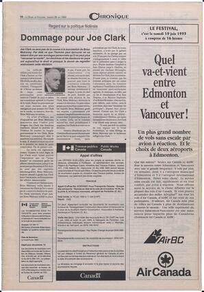 Le Soleil de Colombie-Britannique, May 28, 1993, page 16