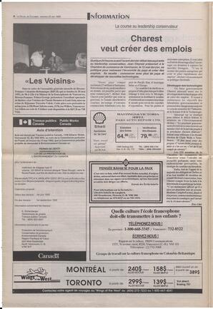 Le Soleil de Colombie-Britannique, May 21, 1993, page 4