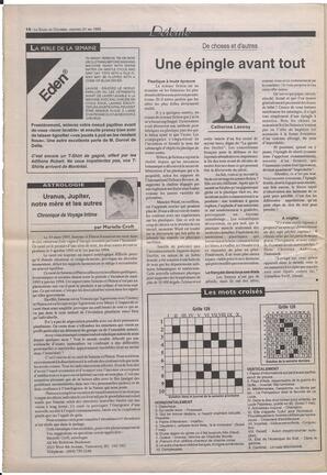 Le Soleil de Colombie-Britannique, May 21, 1993, page 14