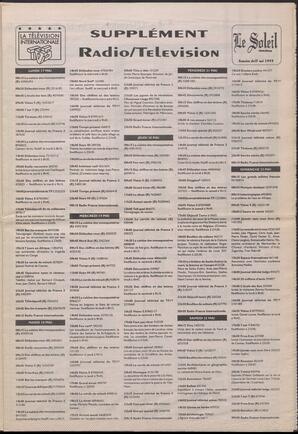 Le Soleil de Colombie-Britannique, May 7, 1993, page 7