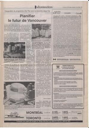 Le Soleil de Colombie-Britannique, May 7, 1993, page 11