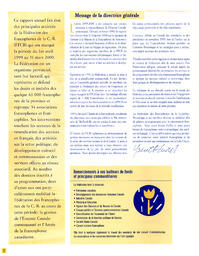   RAPPORT ANNUEL - FFCB, 1999-2000   , page 2