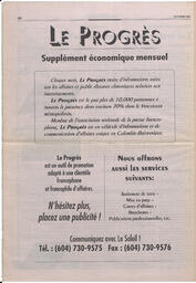 Le Soleil de Colombie-Britannique, October 14, 1994, page 12