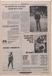 Le Soleil de Colombie, November 9, 1990, page 7