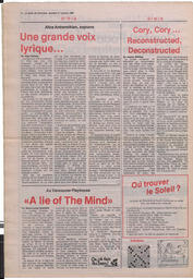 Le Soleil de Colombie, October 21, 1988, page 14