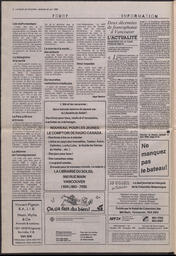 Le Soleil de Colombie, June 24, 1988, page 2